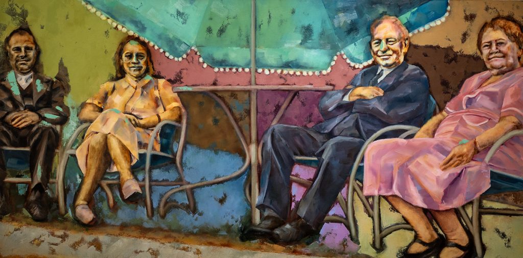 Green Umbrella by Denise Tierney. Photo by Mick Sweetman / The Discourse.