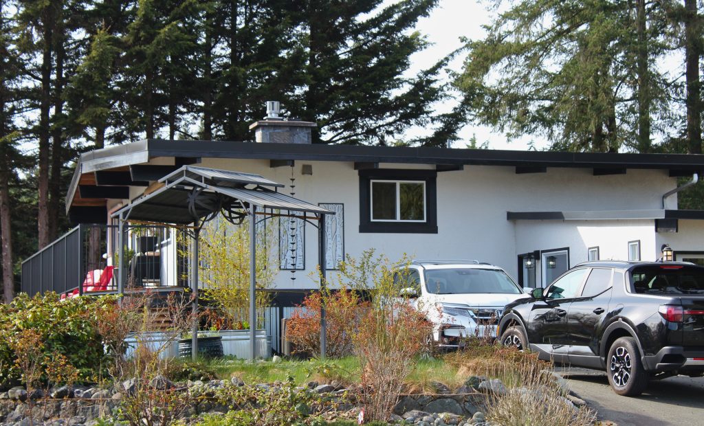 The outside of house of a house.