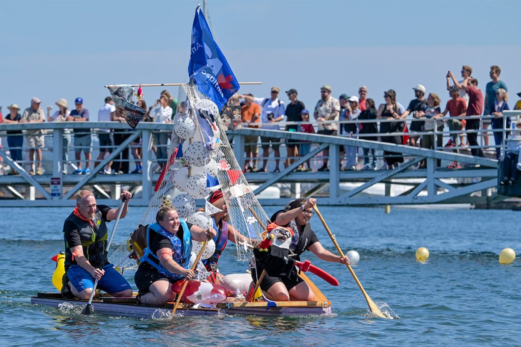 The VCA Animal Hospital placed second in the 39th annual Silly Boat Regatta on Sunday, July 20, 2025.