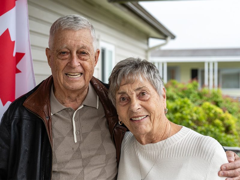 Brian Snyder and Lynn Crowther live in a manufactured home in North Nanaimo where Snyder has been working to increase protections for residents in the city.
