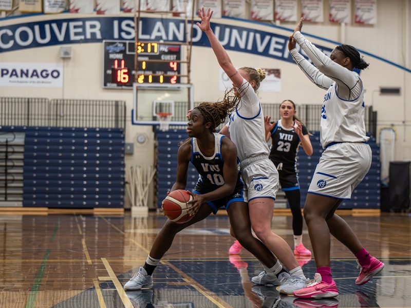 The VIU Mariners women's and men's basketball teams take on the Camosun College Chargers at the VIU Gym on Friday, Nov. 28 and Saturday Nov. 29, 2025. File photo by Mick Sweetman / The Discourse.