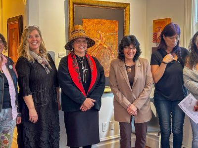 Speakers at the Cowichan Valley Women's Day Event.