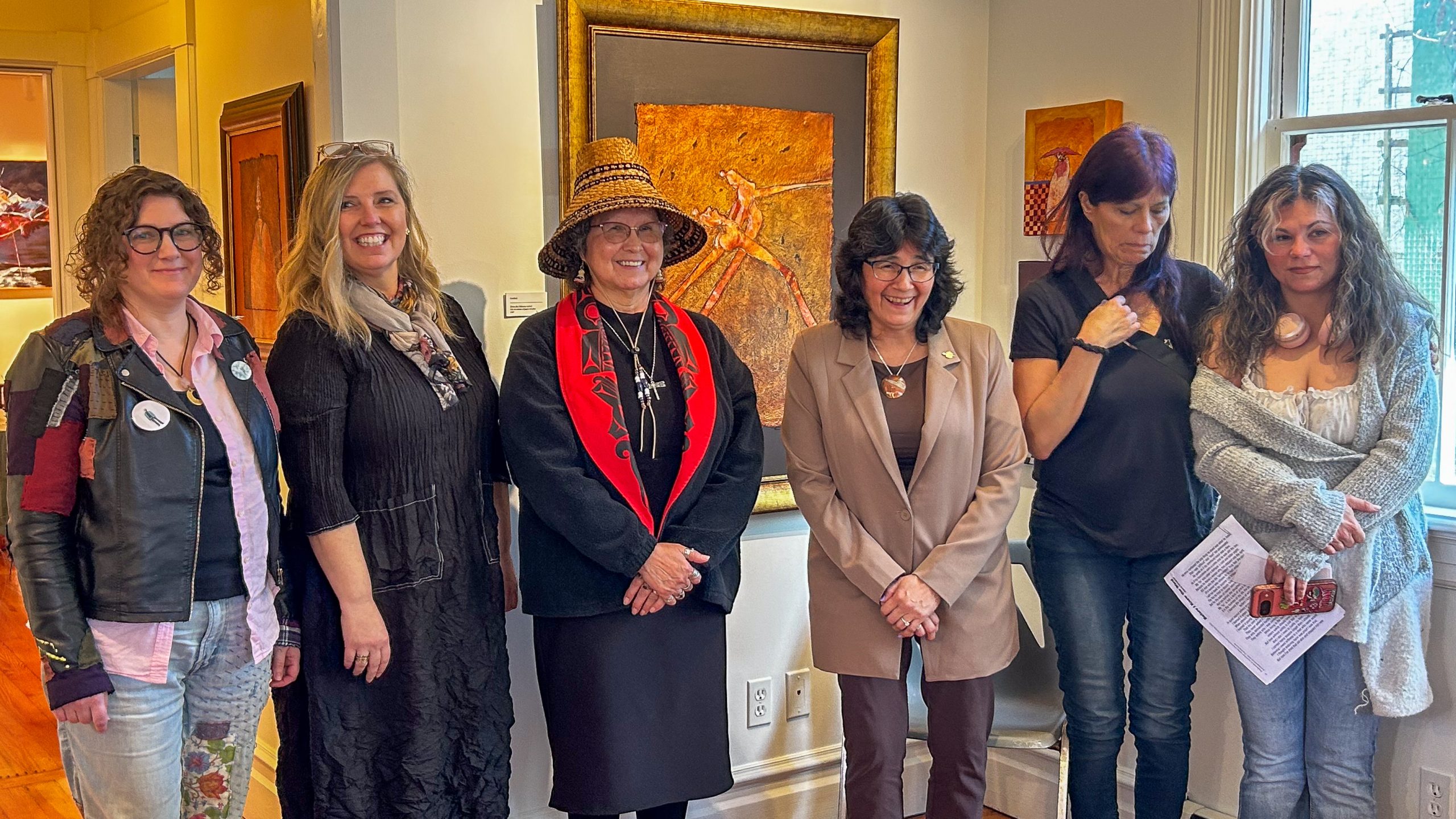 Speakers at the Cowichan Valley Women's Day Event.