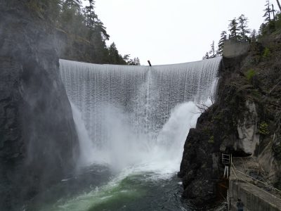 The South Fork Dam has supplied Nanaimo with its drinking water since 1931 and is in need of repairs to plug leaking culverts and a new water supply pipe to replace the one that has been in continuous operation for almost 100 years. Photo courtesy of the City of Nanaimo.