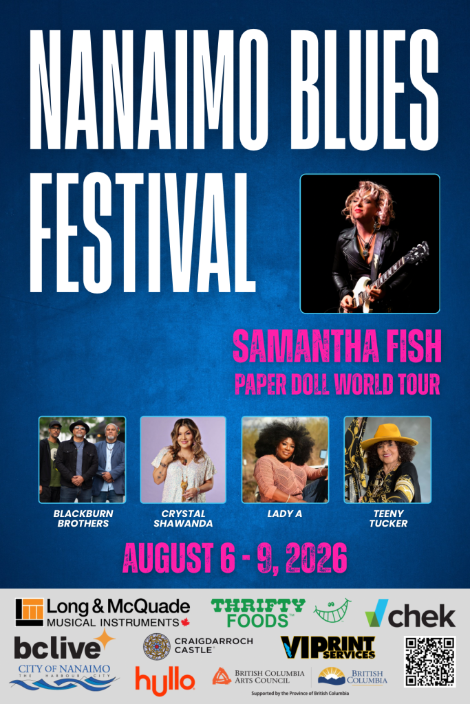 A Nanaimo Blues Festival poster